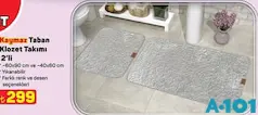 KAYMAZ TABAN KLOZET TAKIMI 2'Lİ